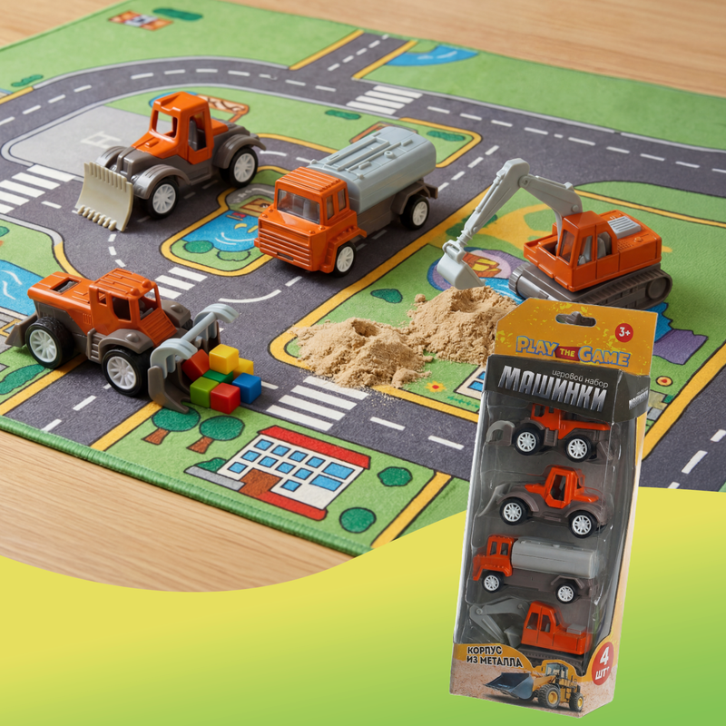 Игровой набор "Машинки", Play the Game, в ассортименте