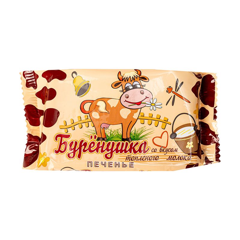 Печенье со вкусом топлёного молока, Бурёнушка, 100 г