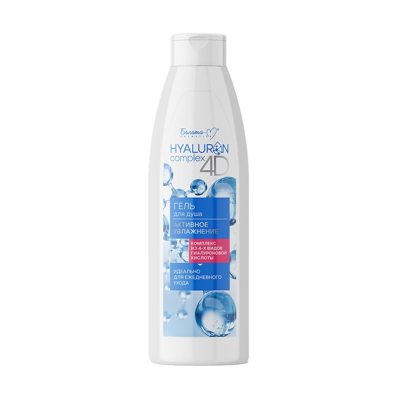 Гель для душа "HYALURON complex 4D", Белита-М, 500 г