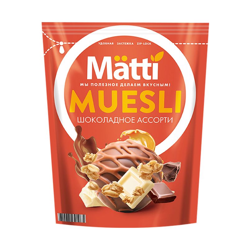 Мюсли "Шоколадное ассорти", Mätti, 250 г