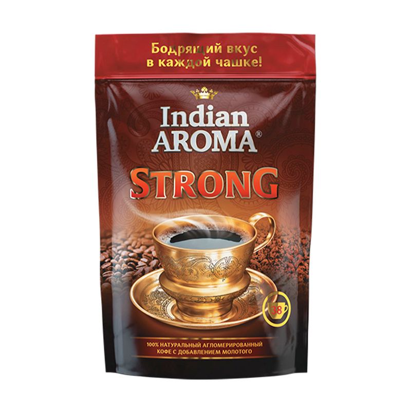 Кофе растворимый "Strong", Indian Aroma, 75 г