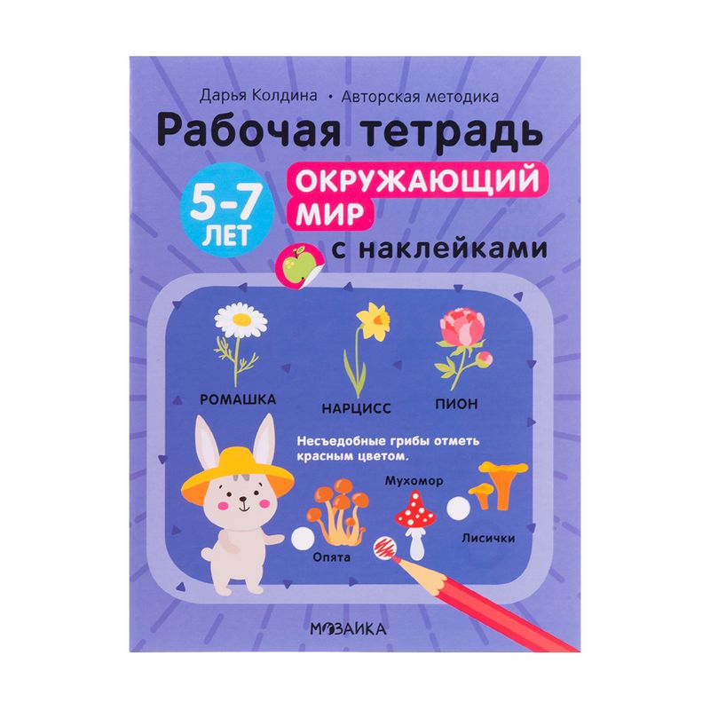 Рабочие тетради с наклейками, в ассортименте