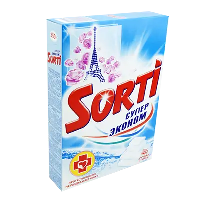 Стиральный порошок для ручной стирки "Sorti", 350 г