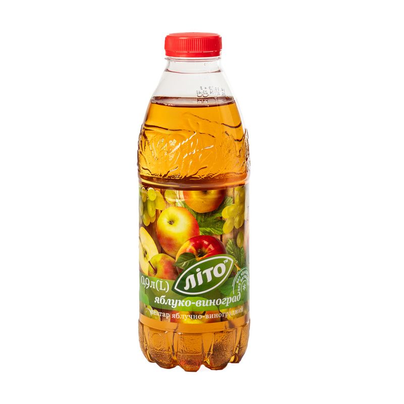 Нектар яблочно-виноградный, Лiто, 0,9 л