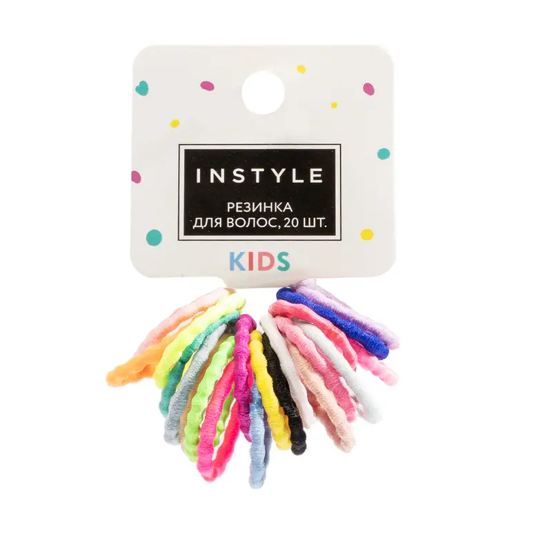 Резинка для волос, INSTYLE, 20 шт., в ассортименте