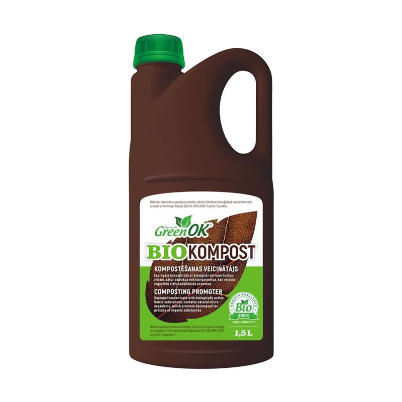 BIO kompost, активатор компостирования, 1,5 л