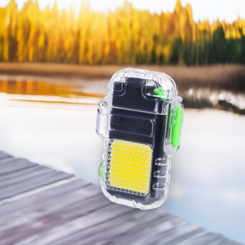 Фонарик-зажигалка на аккумуляторной батарее с кабелем USB, FLARX, в ассортименте