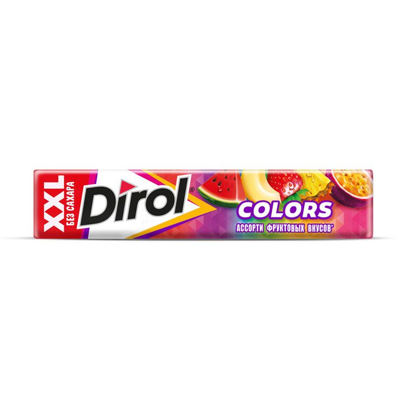 Жевательная резинка "Colors XXL", Dirol, в ассортименте