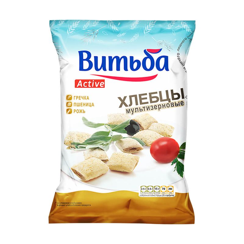 Хлебцы мультизерновые "Active", Витьба, 40 г
