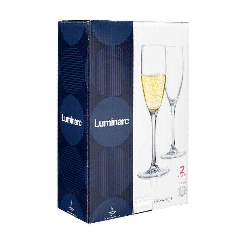 Набор бокалов для шампанского, Luminarc, 2 шт., 170 мл