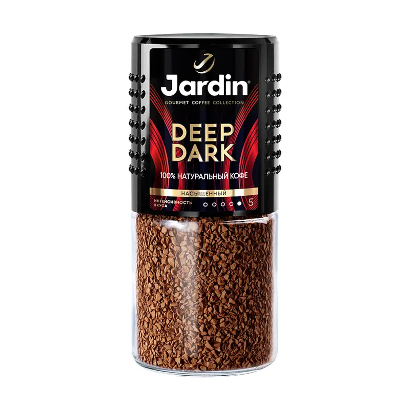 Кофе растворимый сублимированный "Deep Dark", Jardin, 95 г