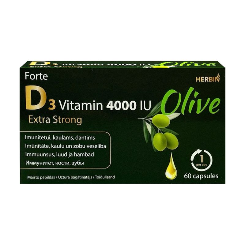 Витамин D3, 4000IU Strong