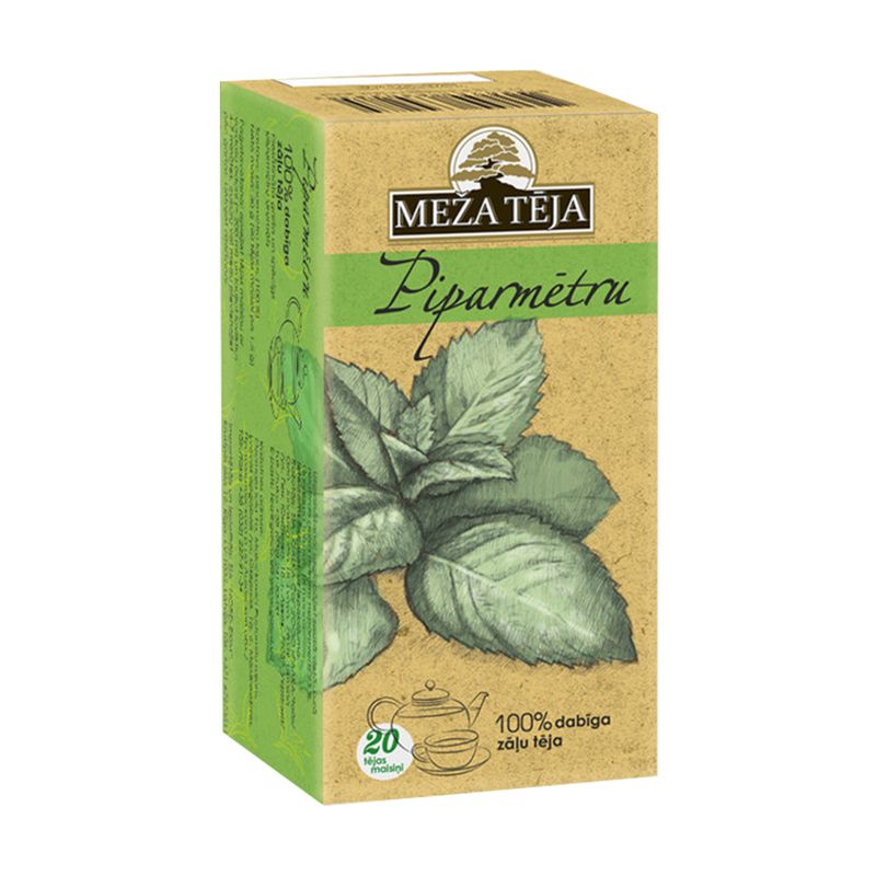 Чай Meža tēja, мята, 20 шт.