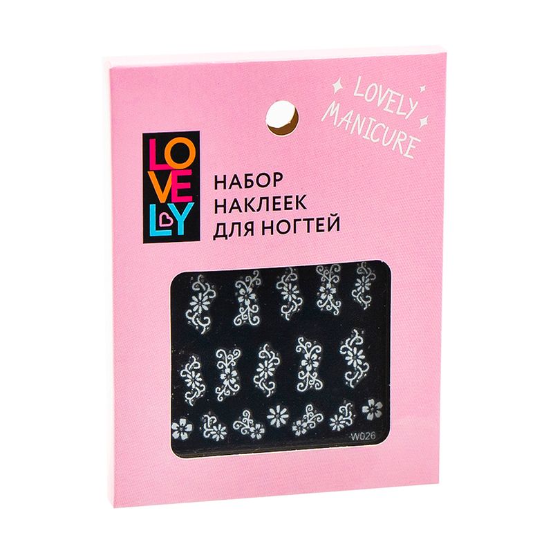 Набор наклеек для ногтей, Lovely, в ассортименте