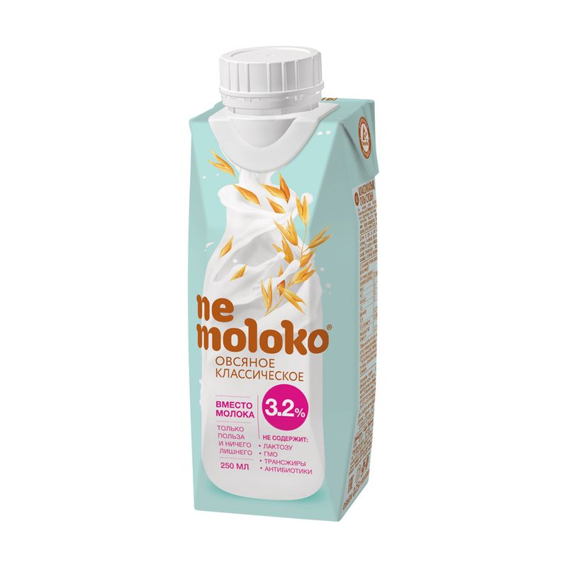 Напиток, Nemoloko, овсяное классическое, 0,25 л