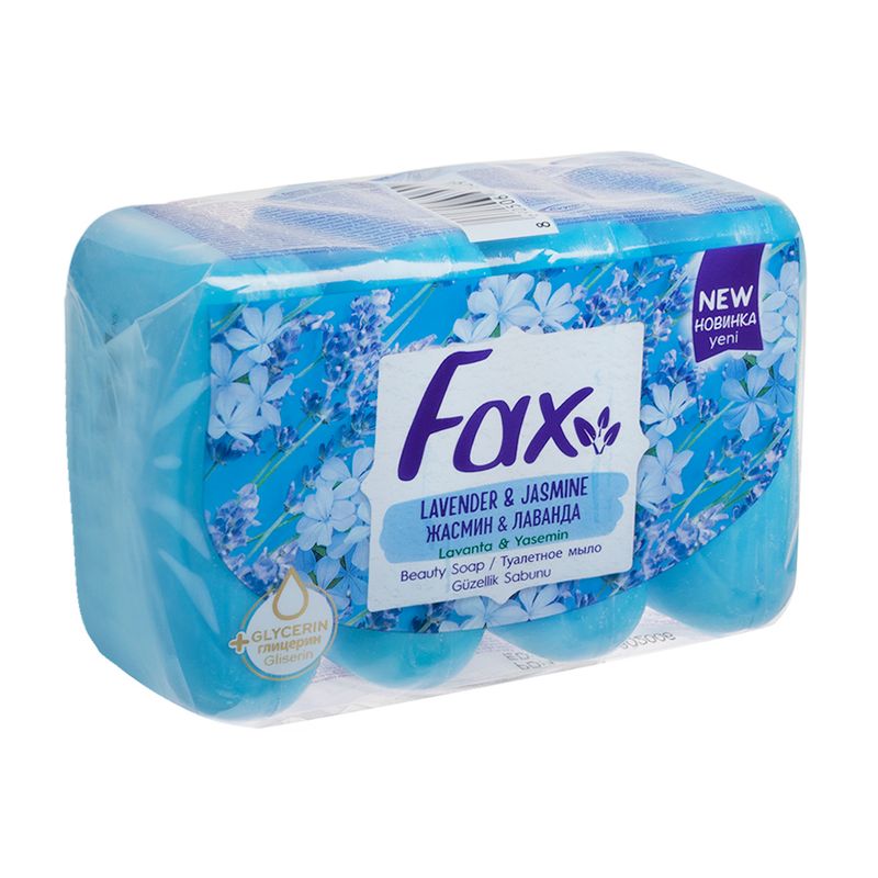 Туалетное мыло, Fax, 4 шт., 280 г, в ассортименте