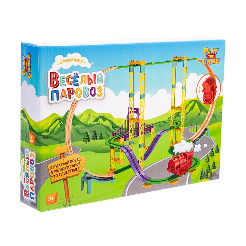 Игровой набор "Весёлый Паровоз", Play the Game, в ассортименте