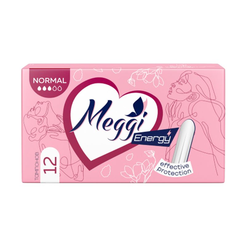 Тампоны "Energy", Meggi, 12 шт.