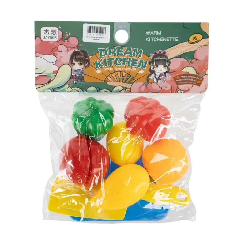 Игровой набор "Фрукты и овощи", 8 пр.