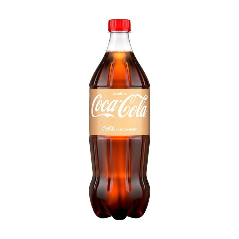 Напиток сильногазированный "Vanilla", Coca Cola, со вкусом ванили, 1 л