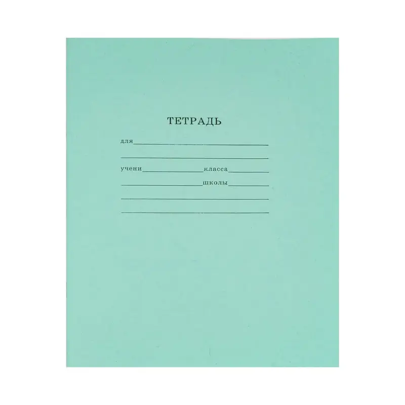 Тетрадь школьная, линейка, А5, 12 листов