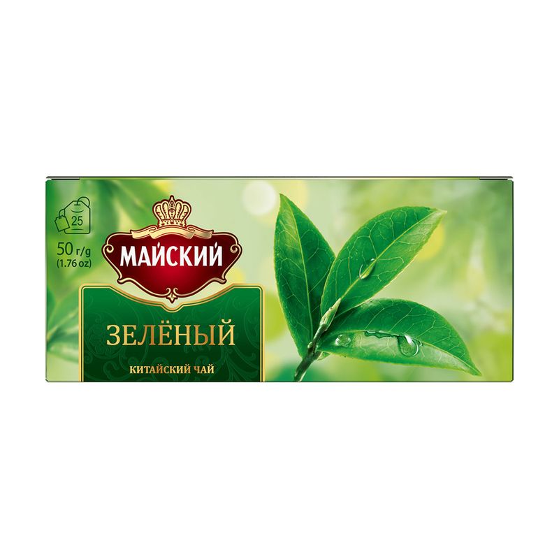Чай зелёный, Майский, 25 пакетиков