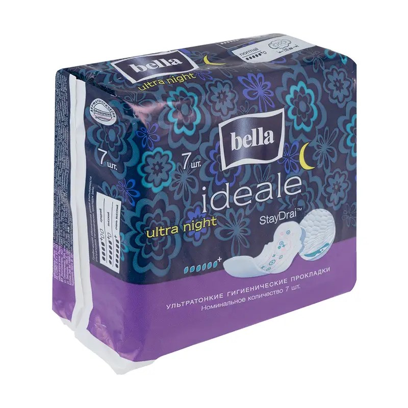 Прокладки "Ideale Ultra Night", Bella, 7 шт.