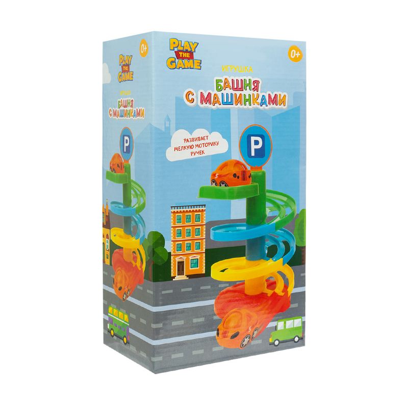 Игрушка "Башня с машинками", Play the Game, в ассортименте