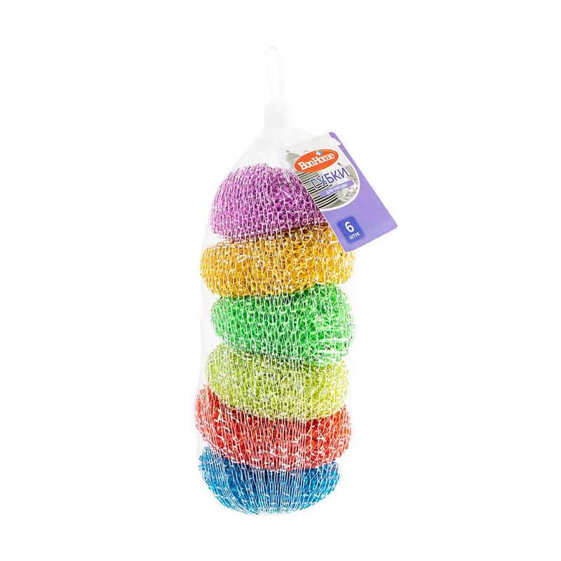 Губка для посуды, BonHome, 6 шт.