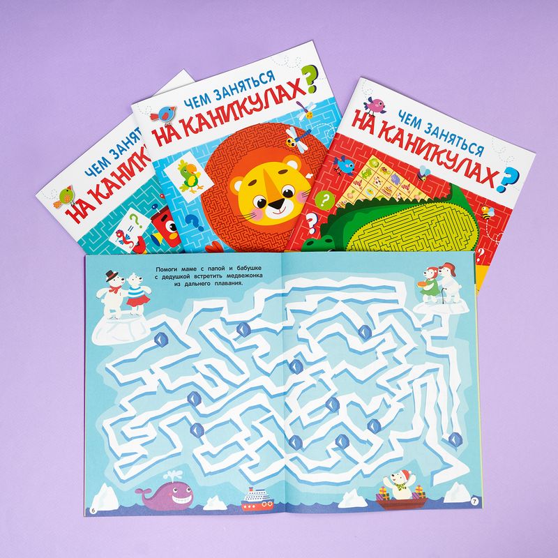 Серия книг "Чем заняться на каникулах"