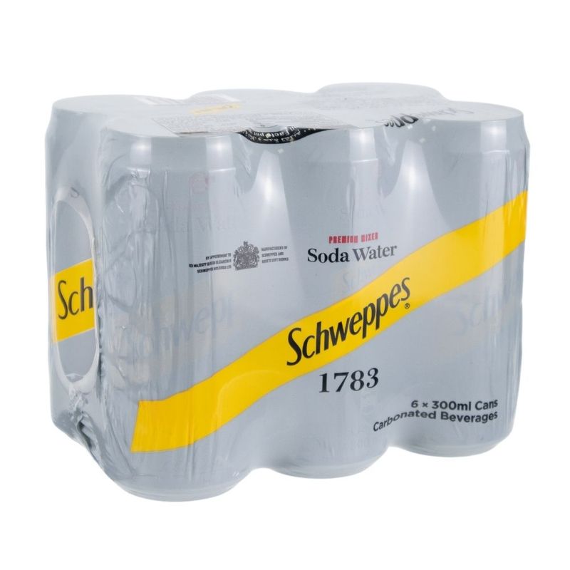 Напиток газ Schweppes Soda 6*330мл ж/б