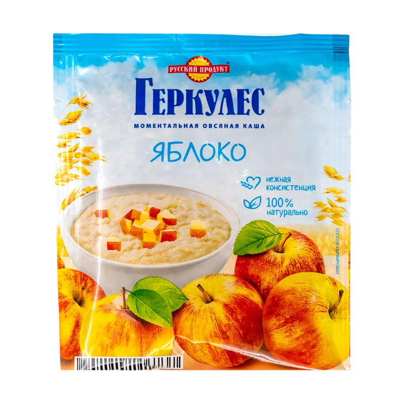 Моментальная овсяная каша "С яблоками", 35 г