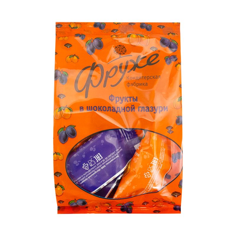 Конфеты "Фрукты в шоколадной глазури", Фруже, 200 г