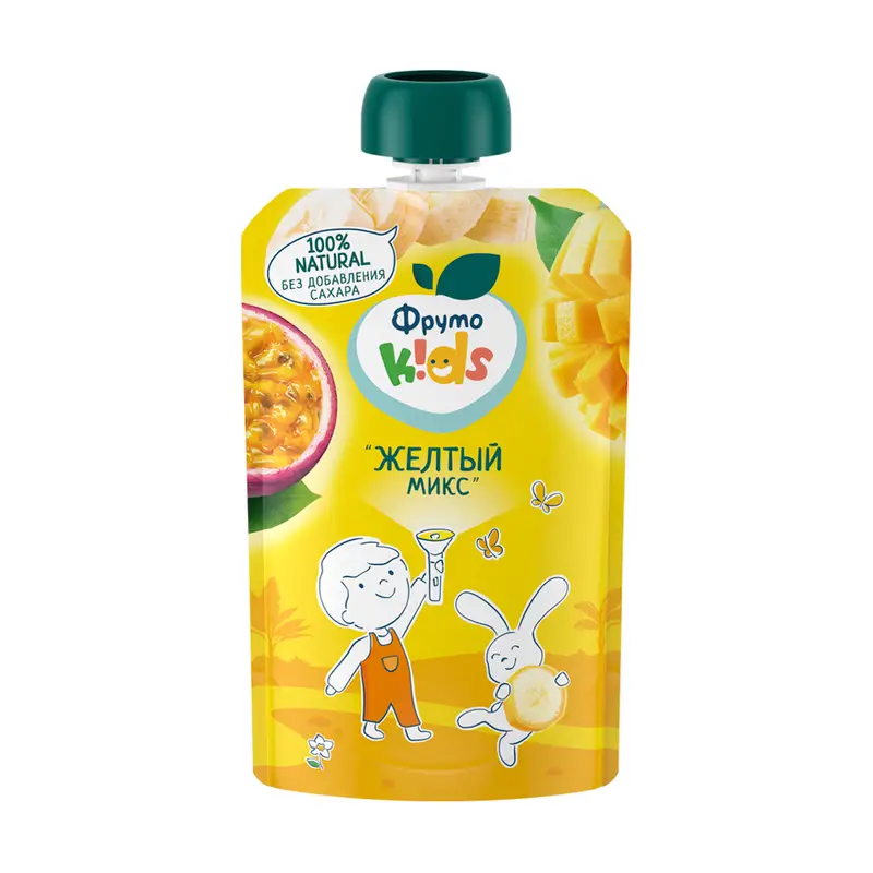 Пюре для детского питания, ФрутоKids, 90 г, в ассортименте