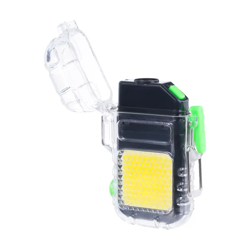 Фонарик-зажигалка на аккумуляторной батарее с кабелем USB, FLARX, в ассортименте