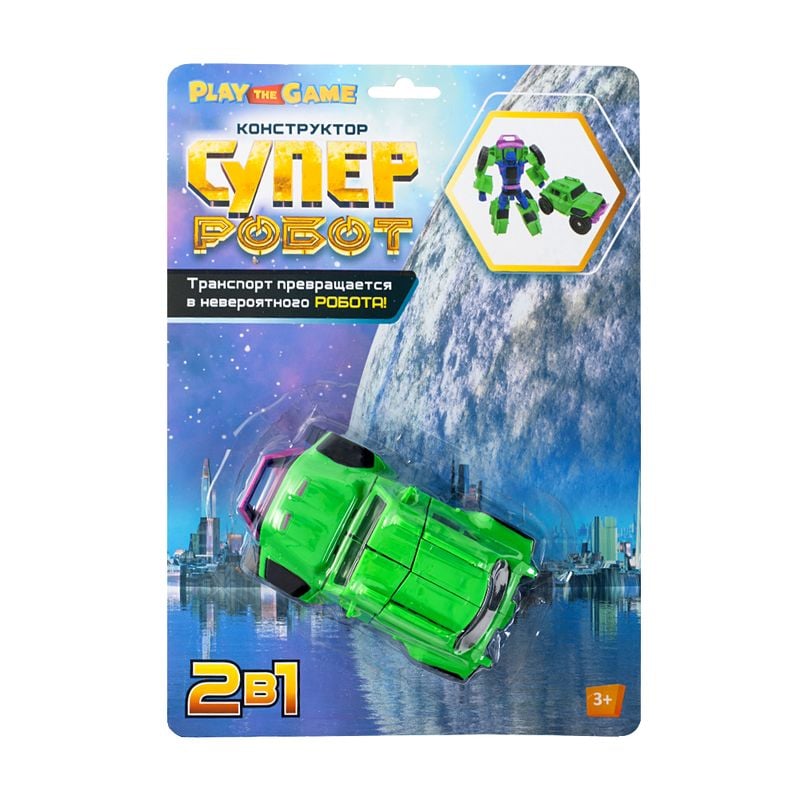 Конструктор "Супер-робот 2 в 1", Play the Game, в ассортименте