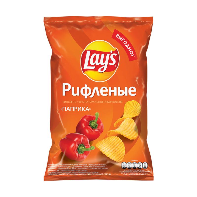 Картофельные чипсы, Lay's, 210 г, в ассортименте