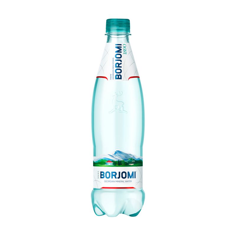 Вода минеральная, Боржоми, газированная, 0,5 л