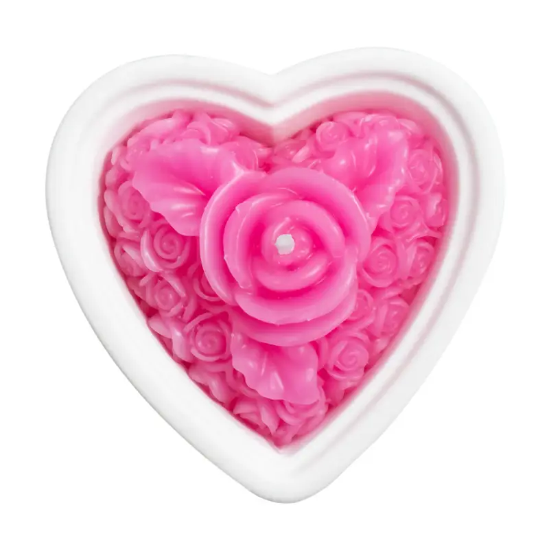 Свеча "Сердце", With Love, 2 шт., в ассортименте