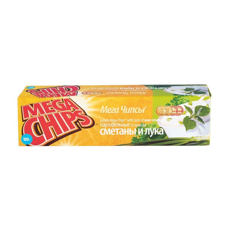 Мегачипсы картофельные, Megachips, 100 г, в ассортименте
