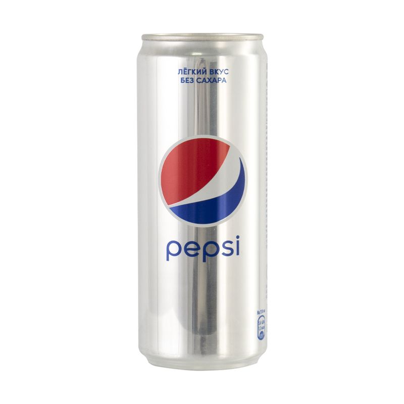 Напиток газированный безалкогольный, Pepsi, без сахара, 0,33 л