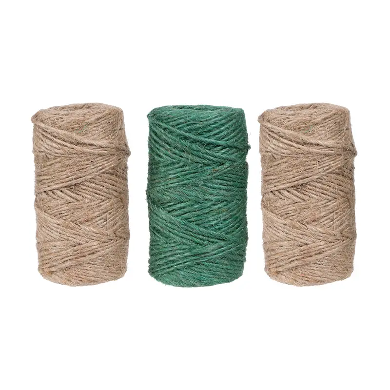 Верёвка джутовая, GreenArt, 36 м, 3 шт.