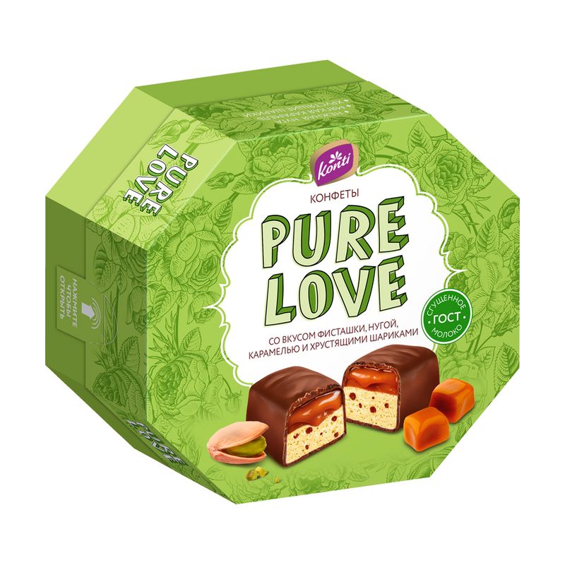 Конфеты "Pure Love", 150 г, в ассортименте