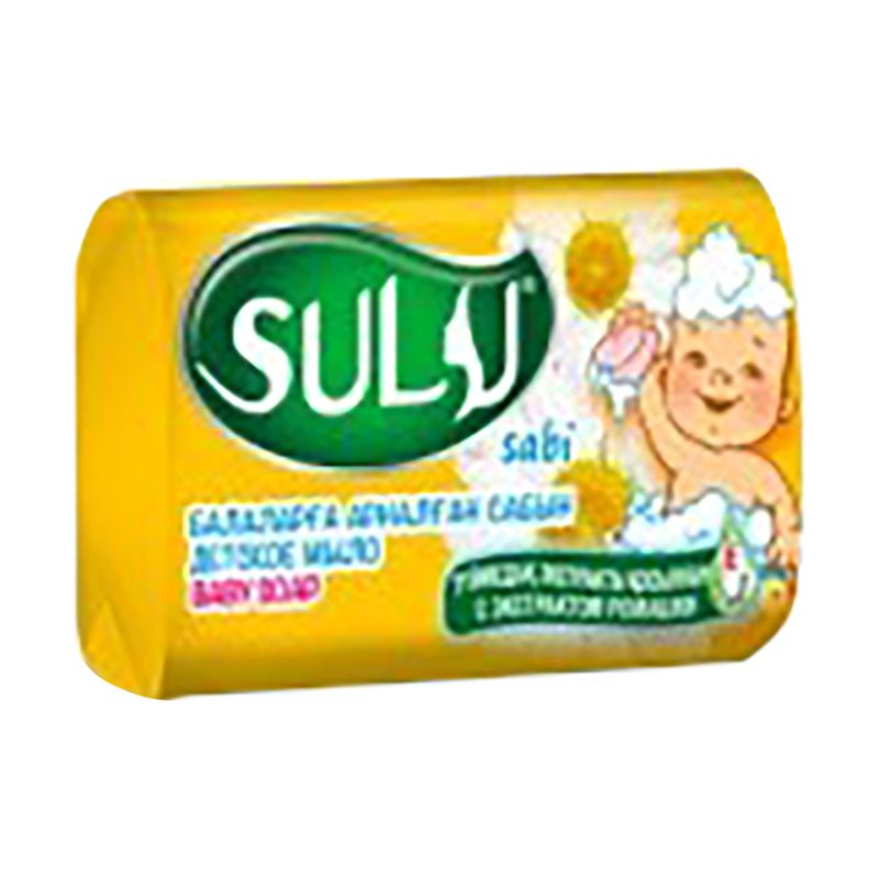 Туалетное мыло детское, SULU, 90 г, в ассортименте