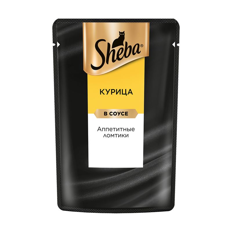 Корм для взрослых кошек, Sheba, 75 г, с курицей