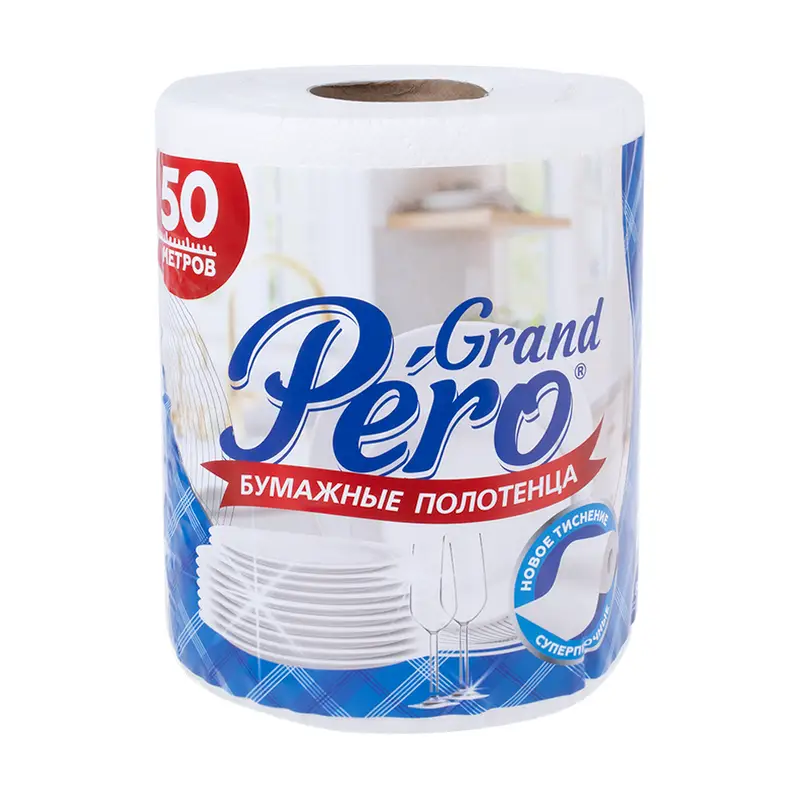 Полотенца бумажные "Grand", Pero, 50 м