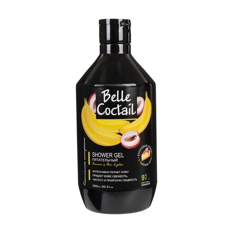 Гель для душа, Belle Coctail, 600 мл, в ассортименте