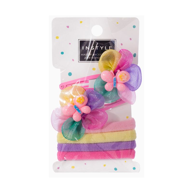 Набор аксессуаров для волос, INSTYLE, 6 предметов, в ассортименте