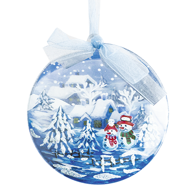 Шар новогодний 3D