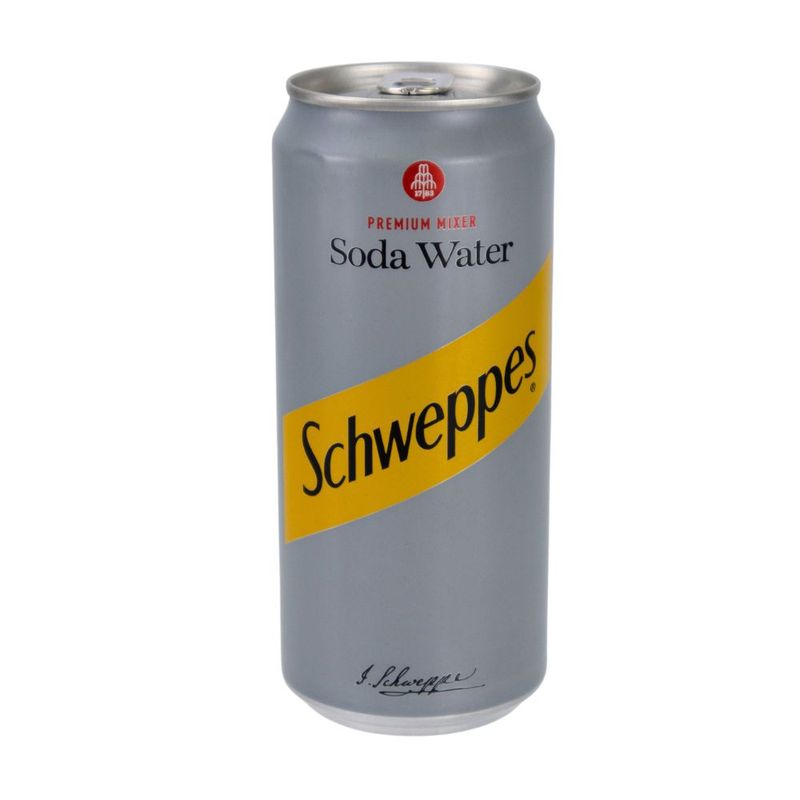 Напиток газ. Schweppes сода 330 мл ж/б